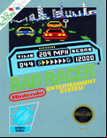 Rad Racer - box cover
