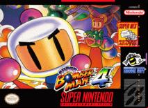 Super Bomberman 4 - box cover